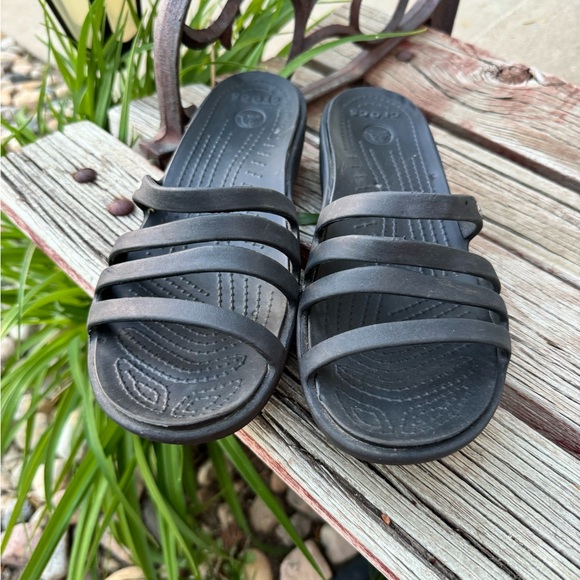 CROCS Shoes - Crocs women’s low wedge sandals.